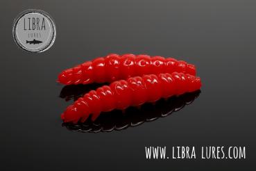 Libra Lures, Larva- Multi Cheese 125, 5x25mm,red 021